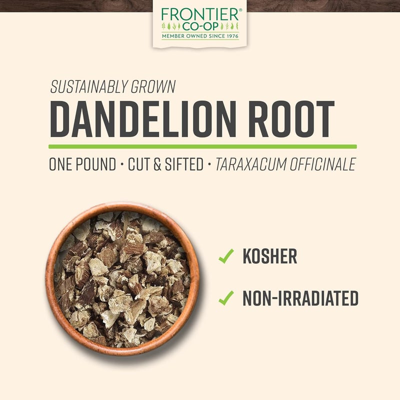 Frontier Co-op Frontier Bulk Dandelion Root, Cut & Sifted - 1 lb - Image 2